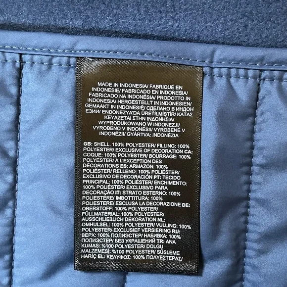 The North Face Men’s Canyonlands Hybrid Jacket In Shady Blue - Picture 7 of 9
